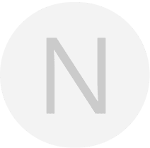 Gray letter "N" on white circle background.